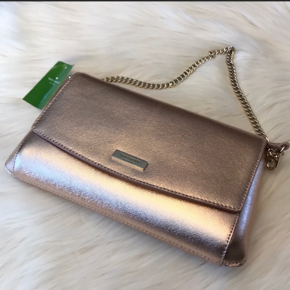 SOLD Kate Spade Rose Gold Greer Crossbody